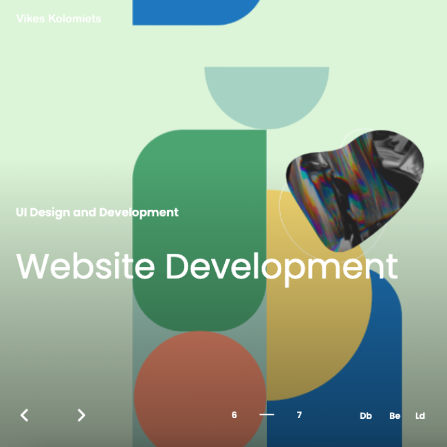 website development vikes kolomiets